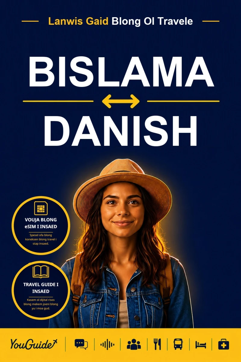Portada: The Language Guide for Travelers - Bislama to Danish