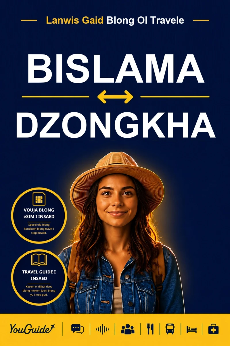 Portada: The Language Guide for Travelers - Bislama to Dzongkha
