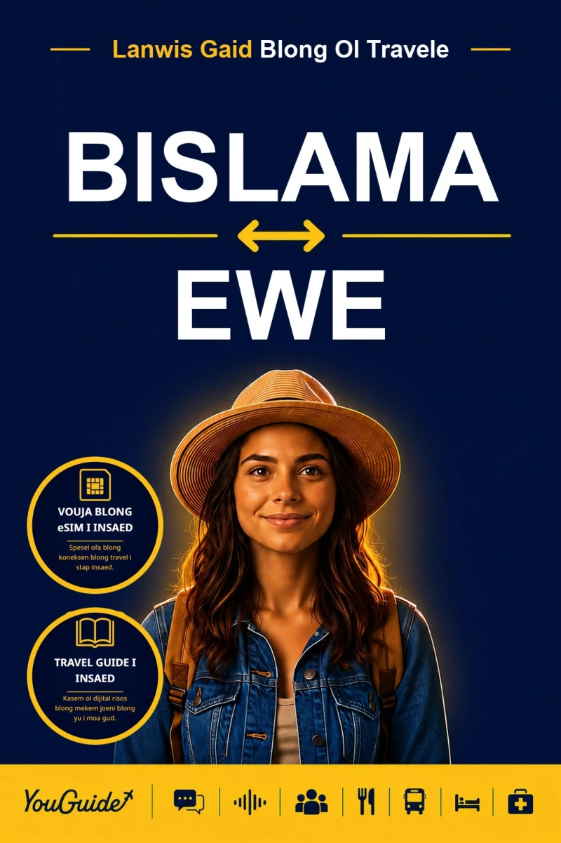 Portada: The Language Guide for Travelers - Bislama to Ewe