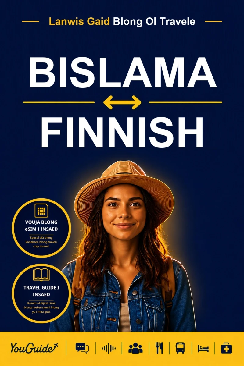 Portada: The Language Guide for Travelers - Bislama to Finnish