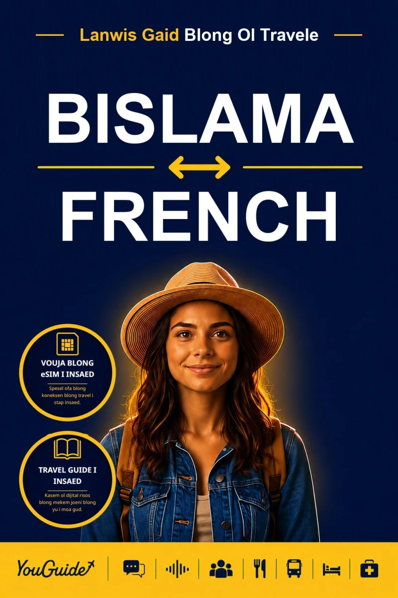 Portada: The Language Guide for Travelers - Bislama to French