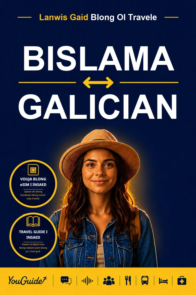 Portada: The Language Guide for Travelers - Bislama to Galician