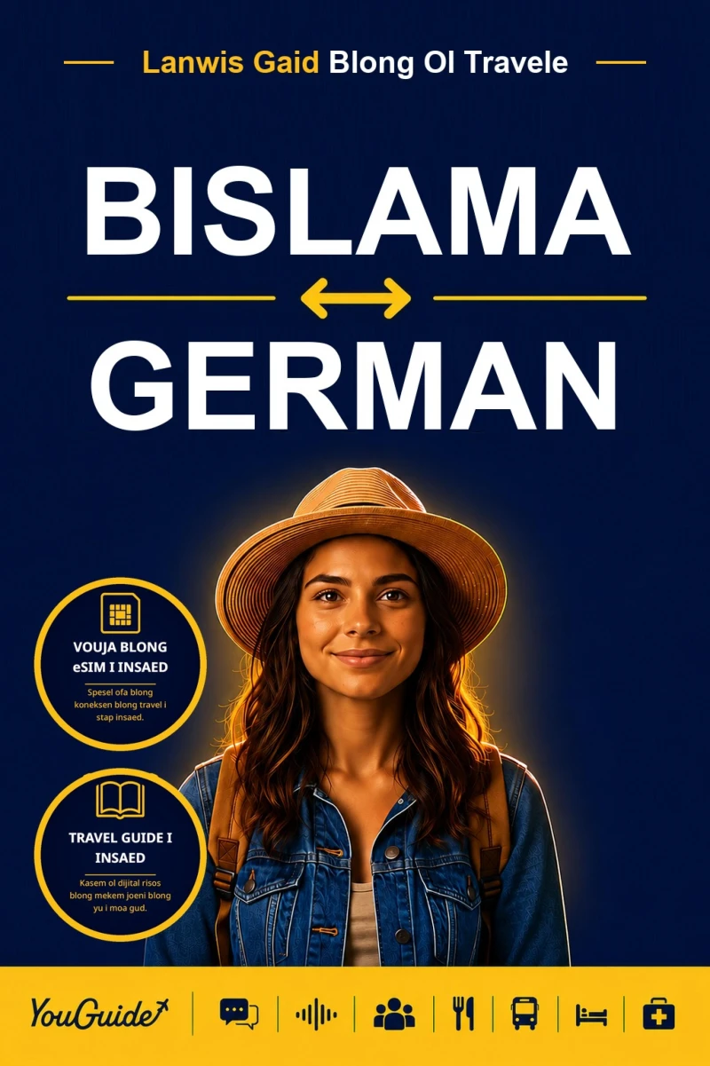 Portada: The Language Guide for Travelers - Bislama to German