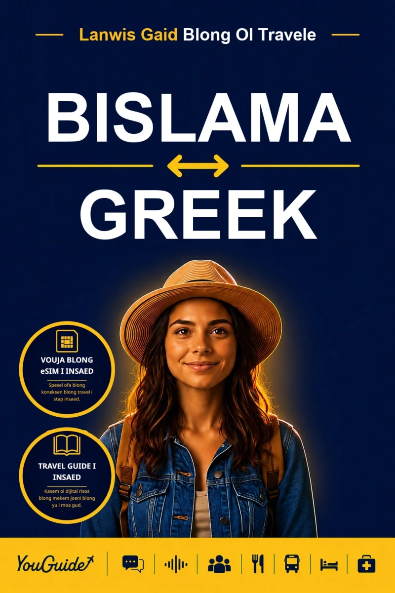 Portada: The Language Guide for Travelers - Bislama to Greek