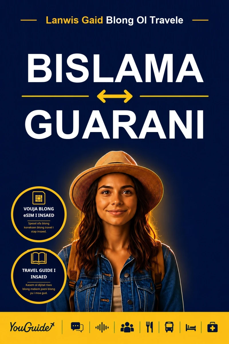 Portada: The Language Guide for Travelers - Bislama to Guarani