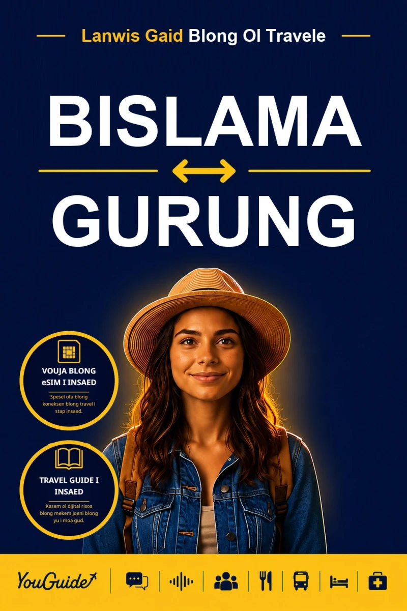 Portada: The Language Guide for Travelers - Bislama to Gurung