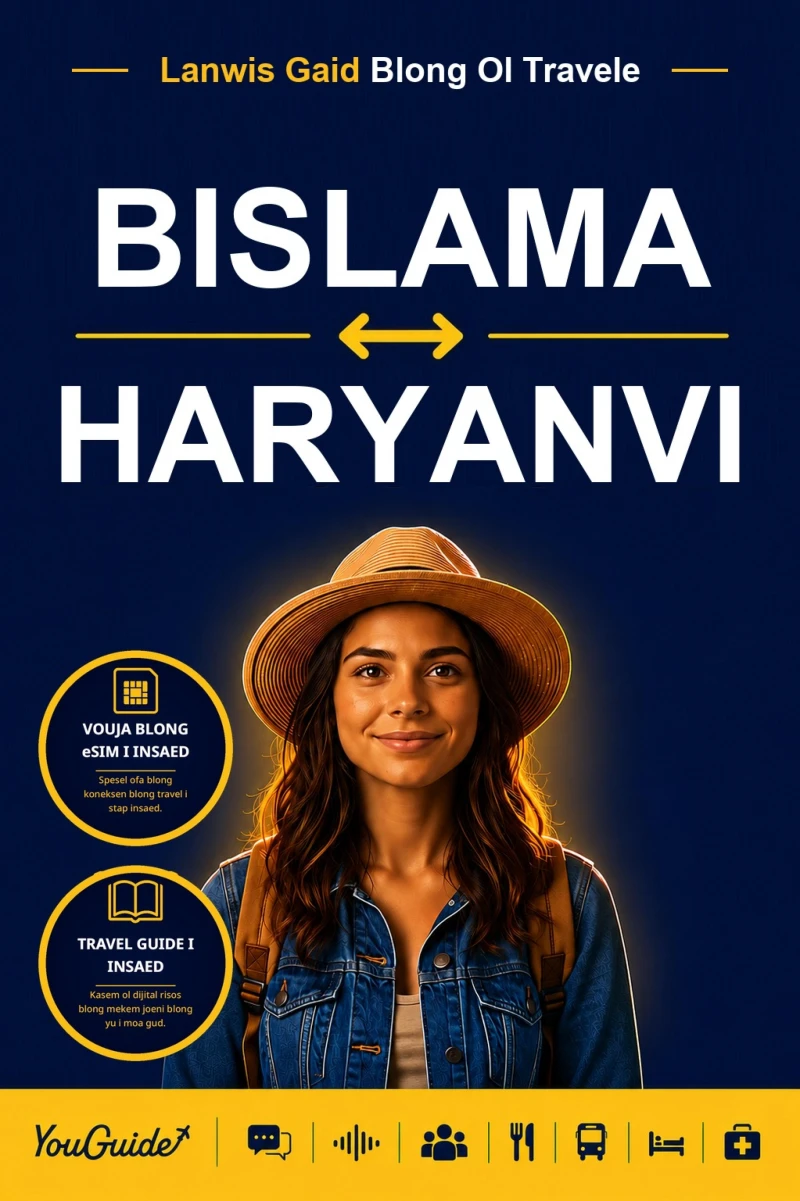 Portada: The Language Guide for Travelers - Bislama to Haryanvi