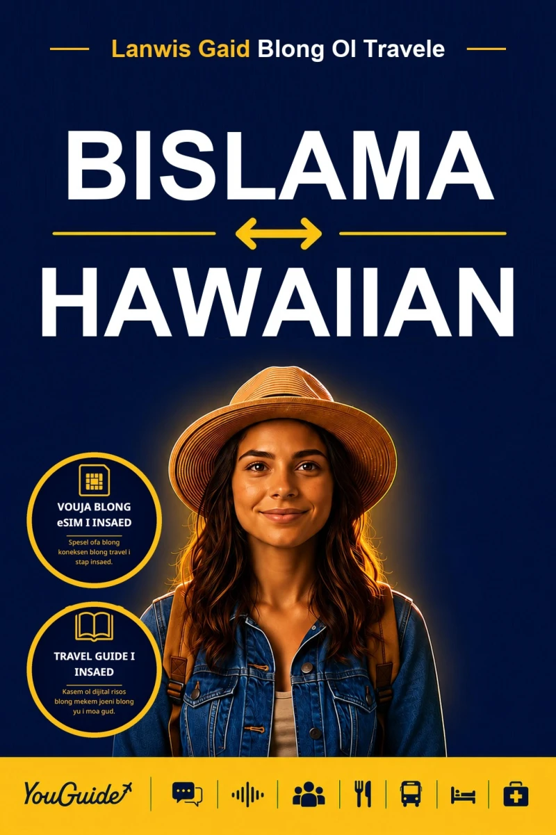 Portada: The Language Guide for Travelers - Bislama to Hawaiian