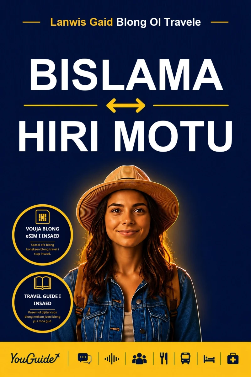 Portada: The Language Guide for Travelers - Bislama to Hiri Motu