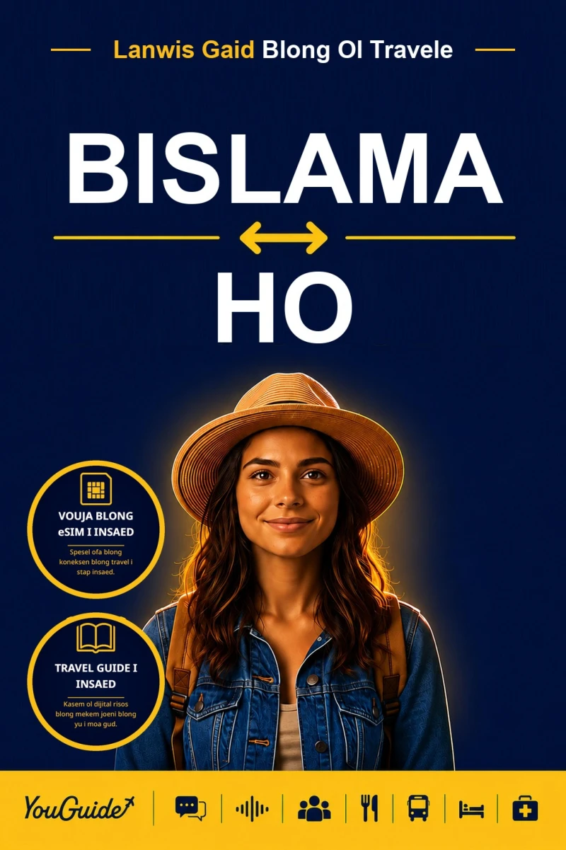 Portada: The Language Guide for Travelers - Bislama to Ho