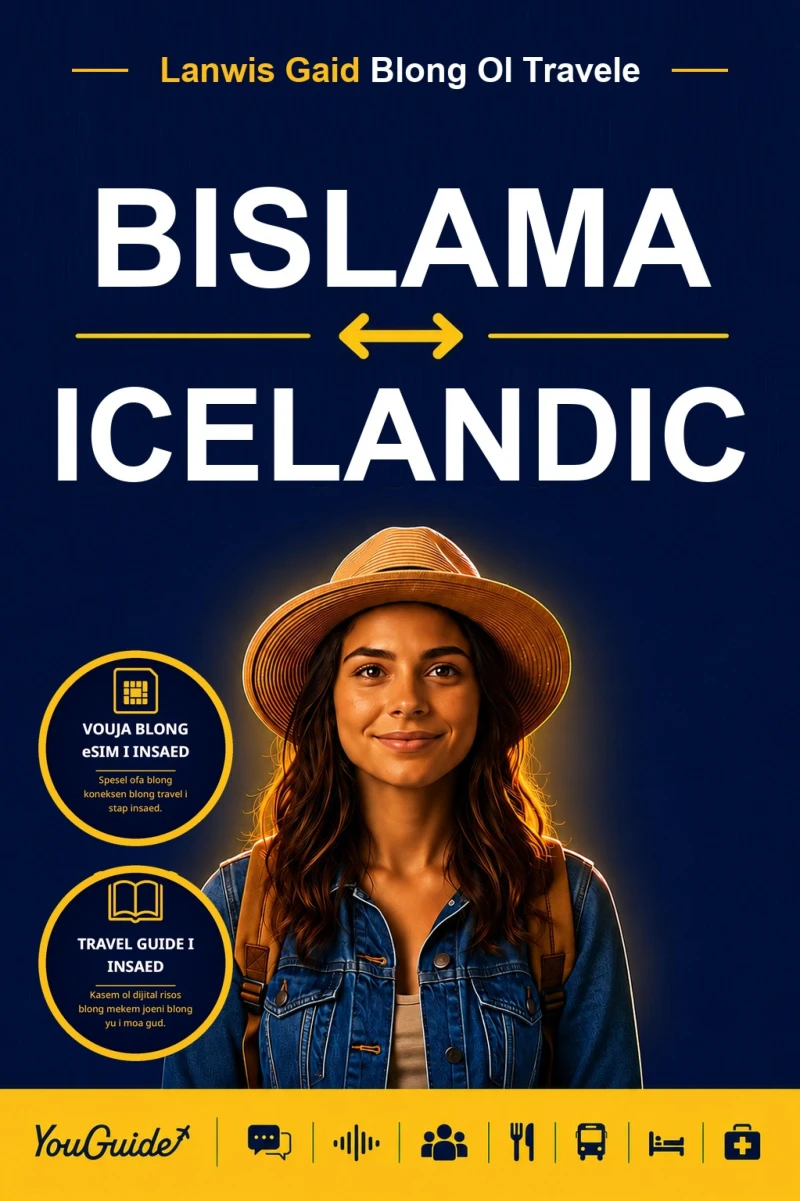 Portada: The Language Guide for Travelers - Bislama to Icelandic