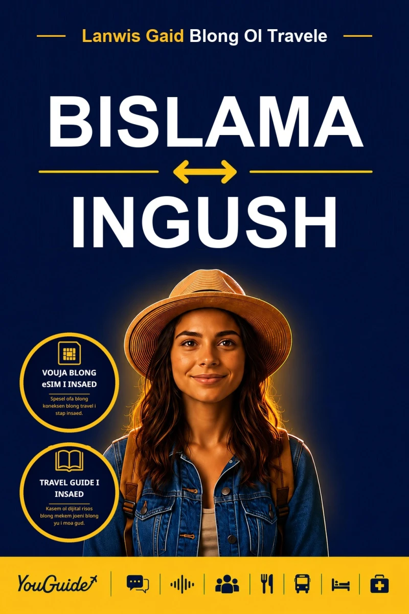 Portada: The Language Guide for Travelers - Bislama to Ingush