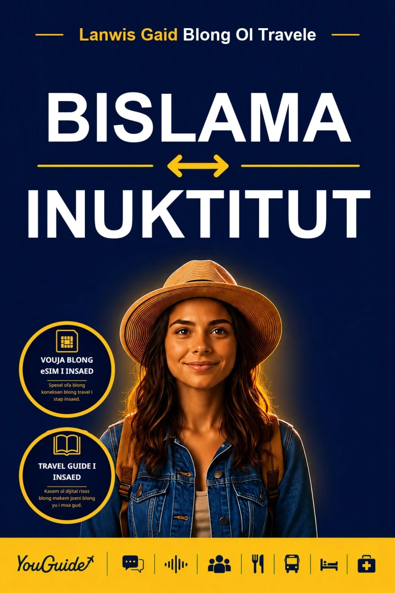 Portada: The Language Guide for Travelers - Bislama to Inuktitut