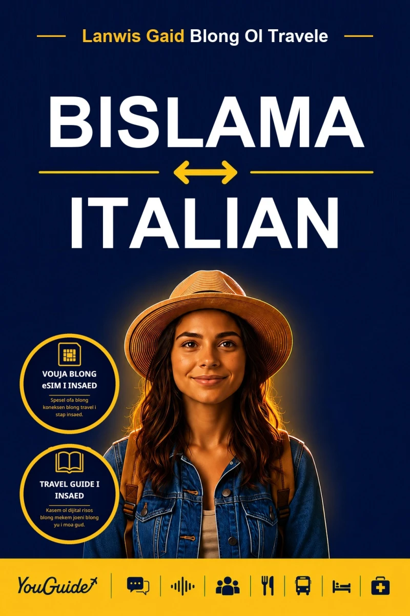 Portada: The Language Guide for Travelers - Bislama to Italian