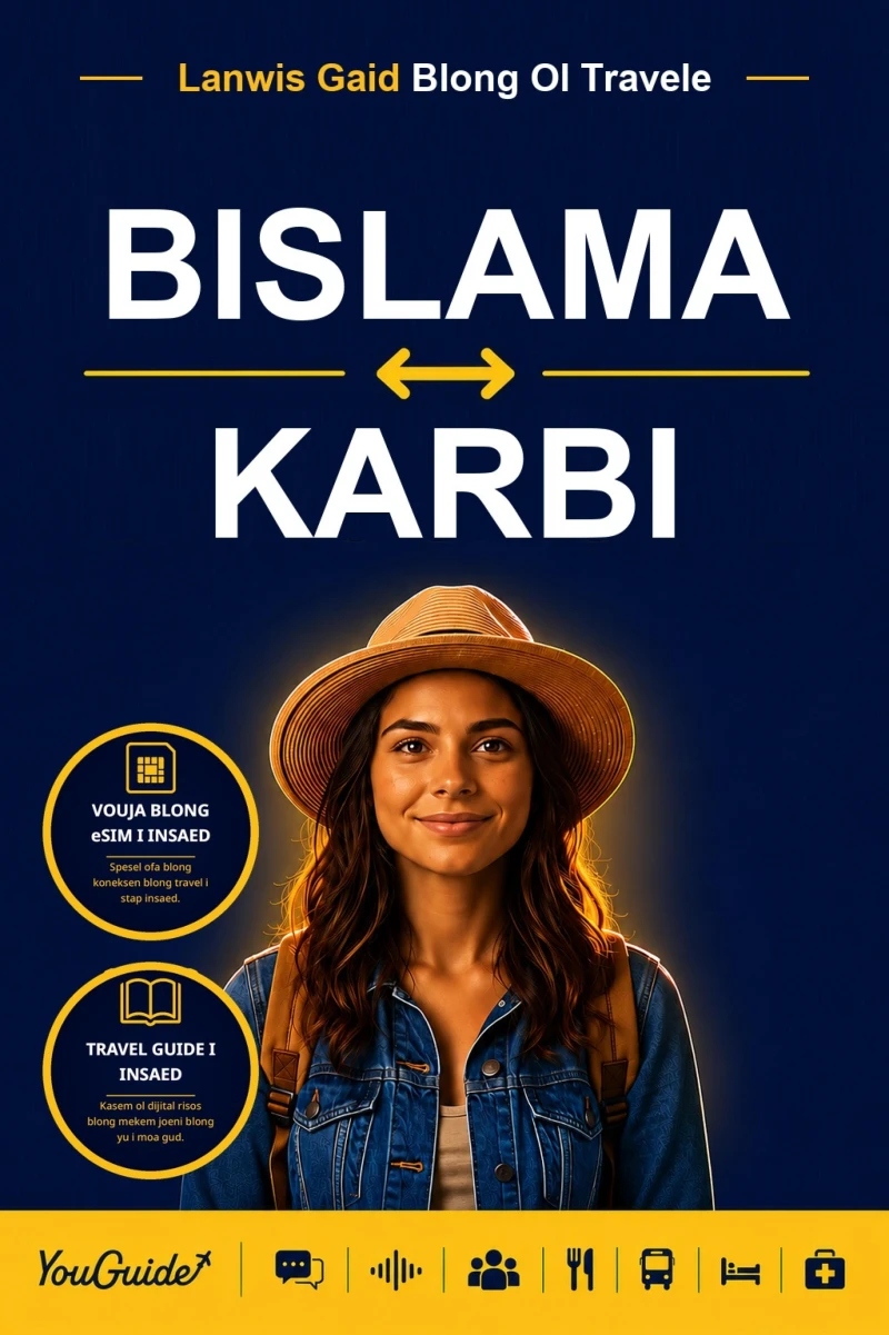 Portada: The Language Guide for Travelers - Bislama to Karbi