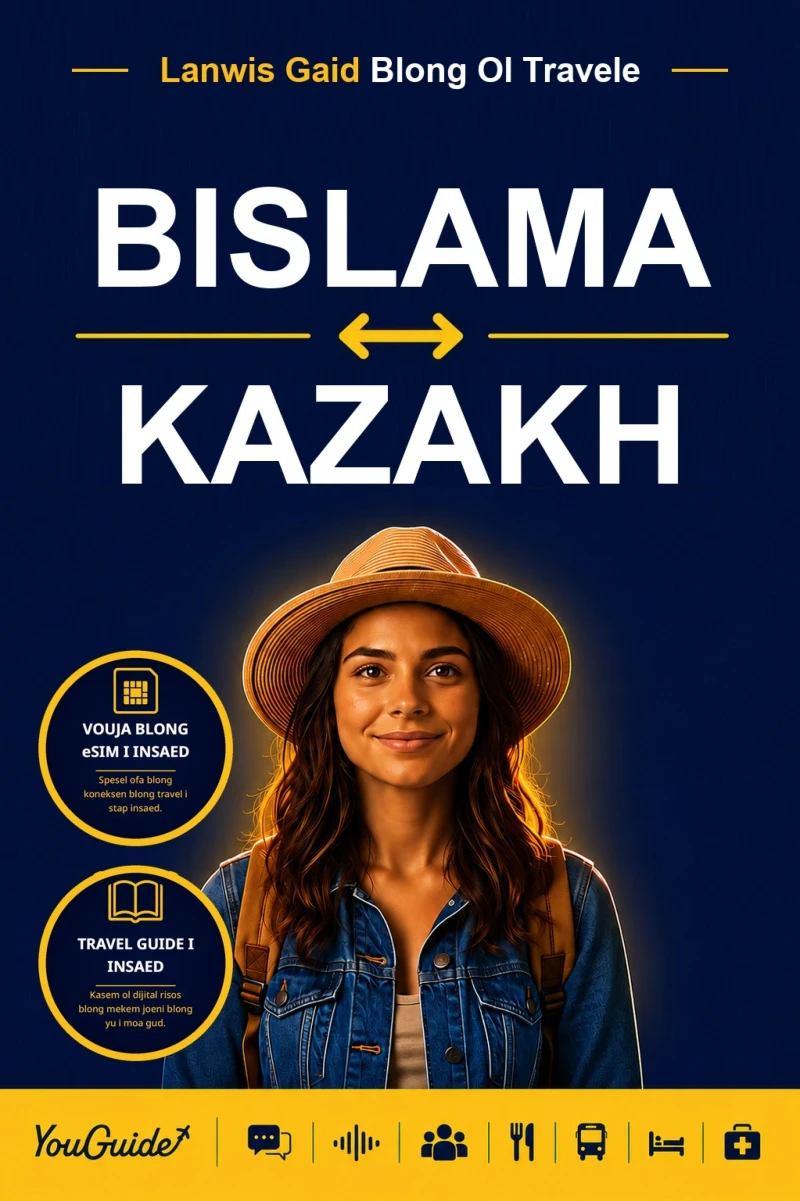 Portada: The Language Guide for Travelers - Bislama to Kazakh