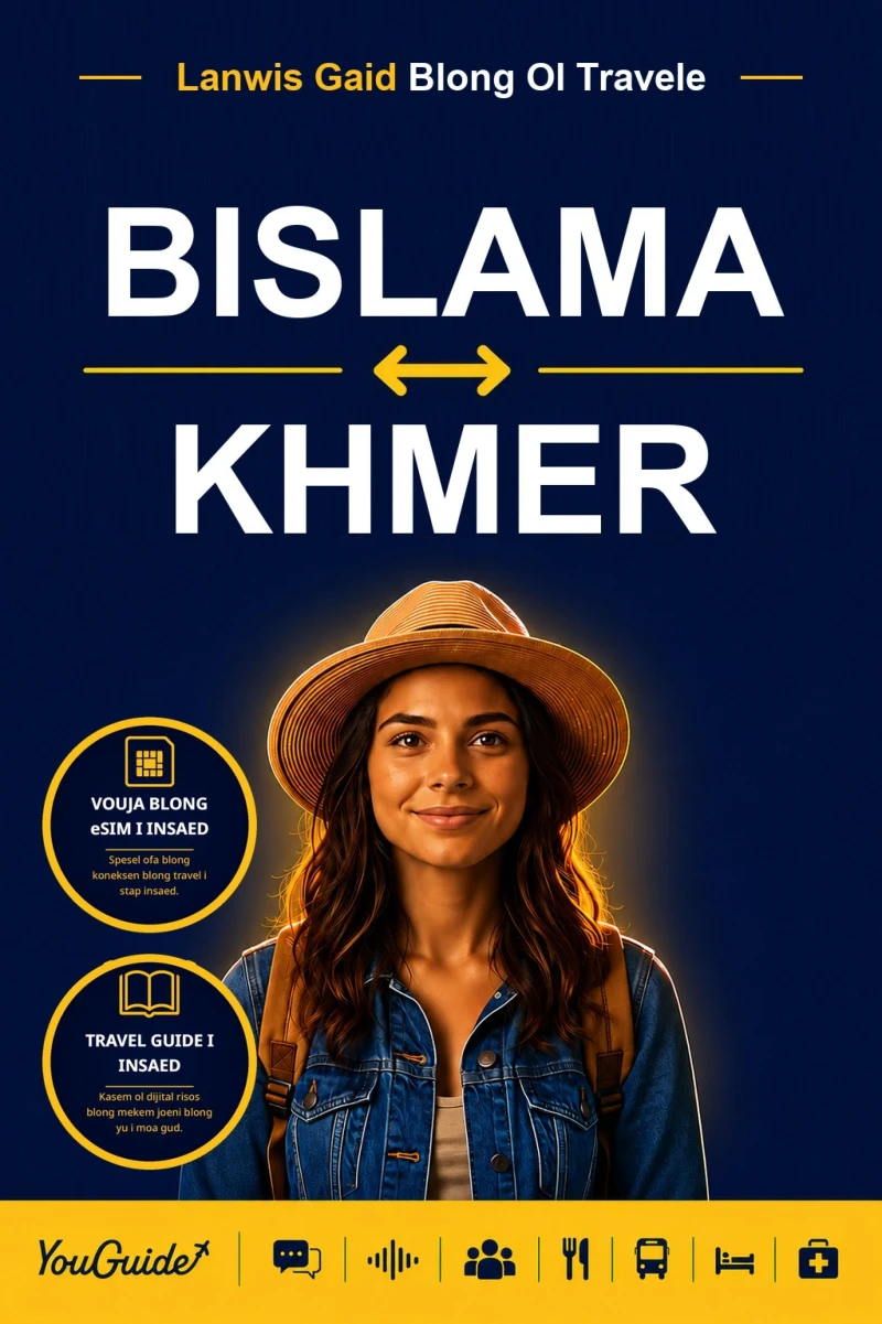 Portada: The Language Guide for Travelers - Bislama to Khmer