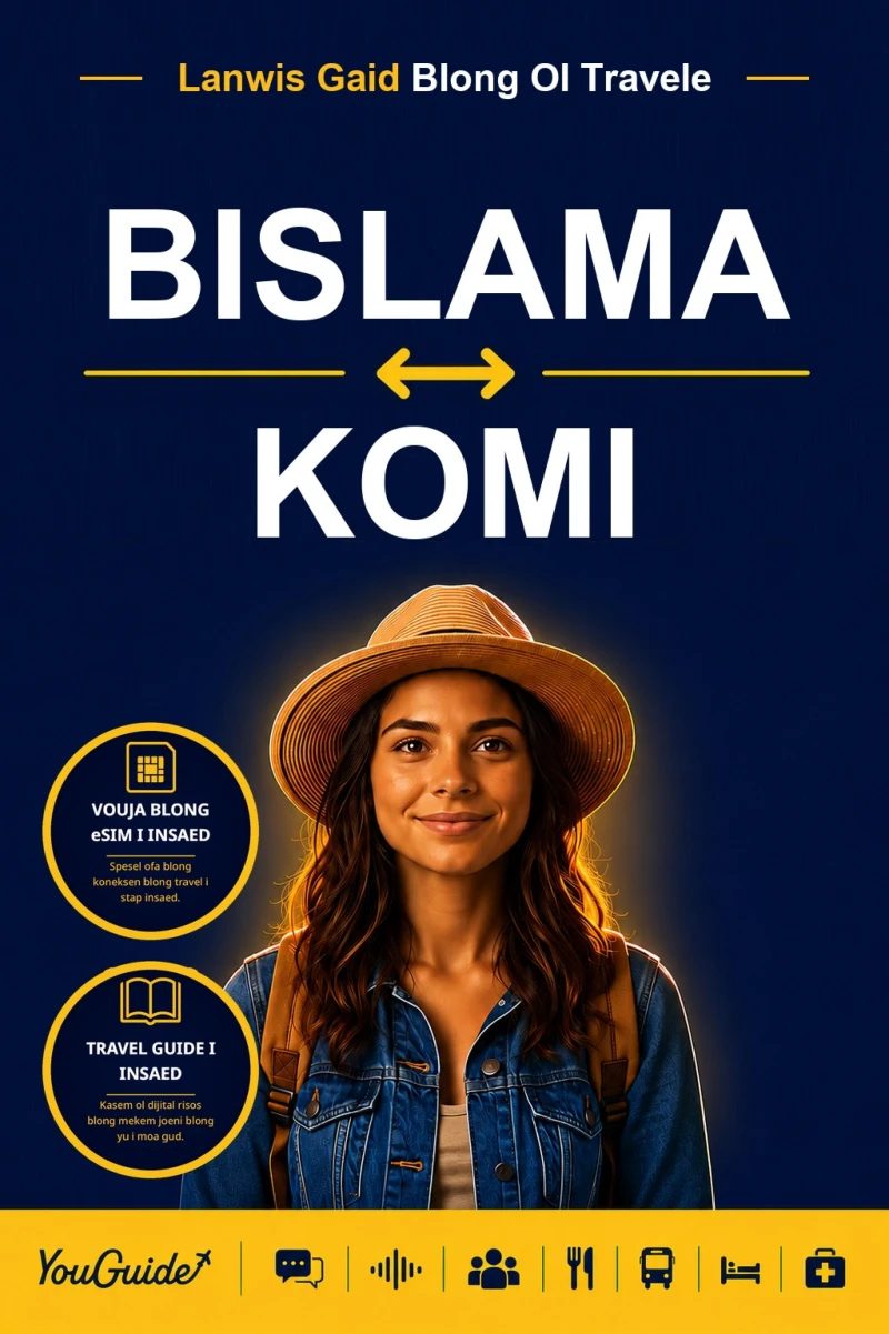 Portada: The Language Guide for Travelers - Bislama to Komi