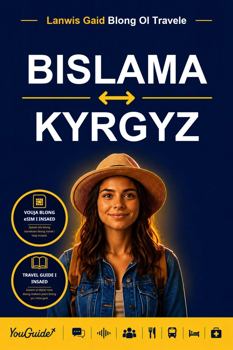 Portada: The Language Guide for Travelers - Bislama to Kyrgyz