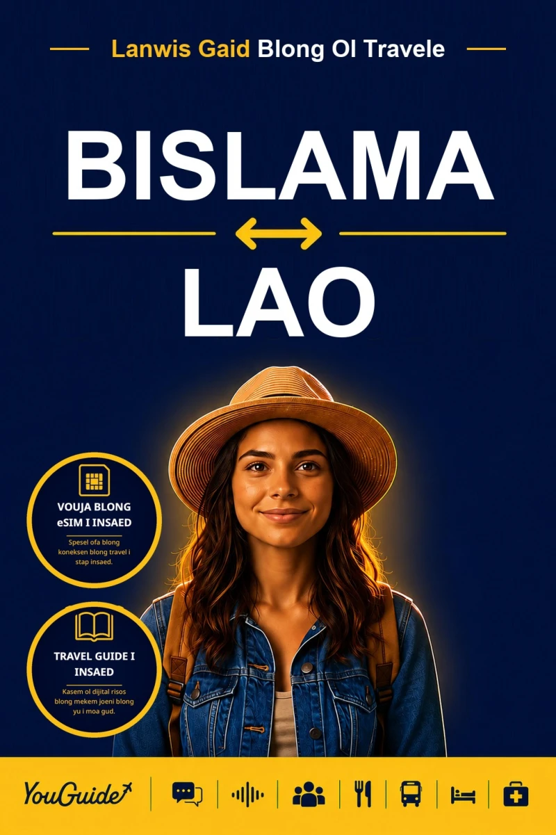 Portada: The Language Guide for Travelers - Bislama to Lao