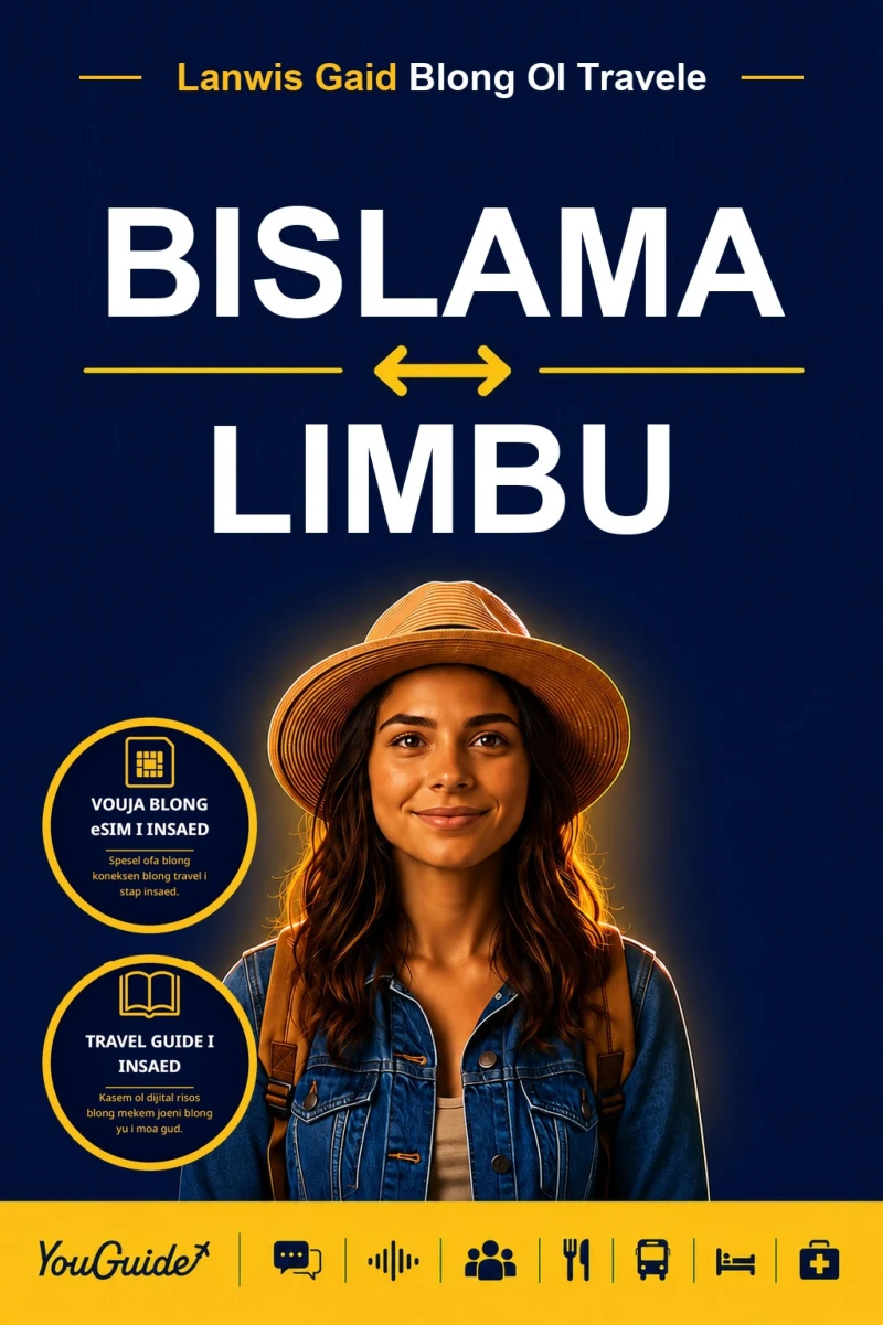 Portada: The Language Guide for Travelers - Bislama to Limbu