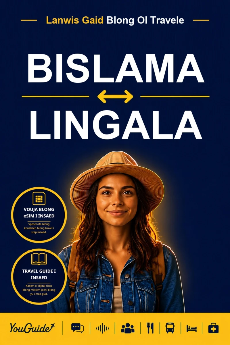 Portada: The Language Guide for Travelers - Bislama to Lingala