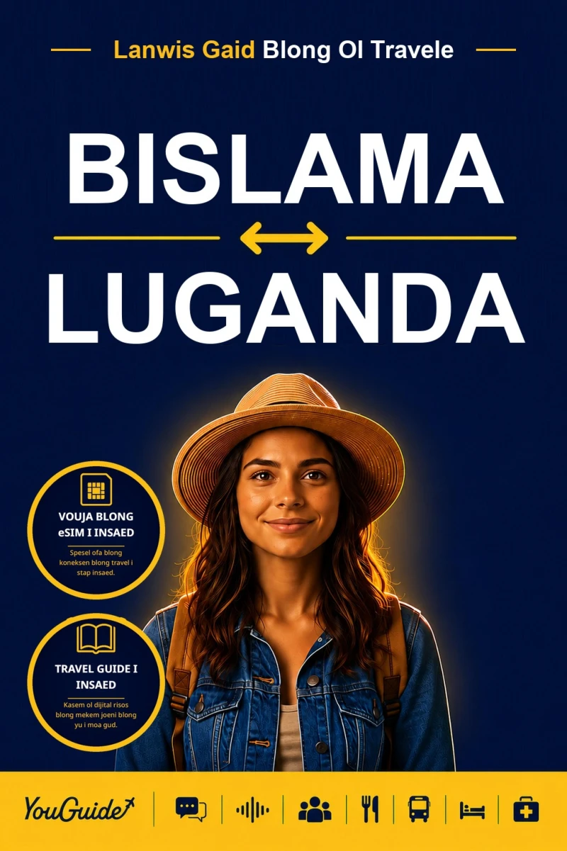Portada: The Language Guide for Travelers - Bislama to Luganda