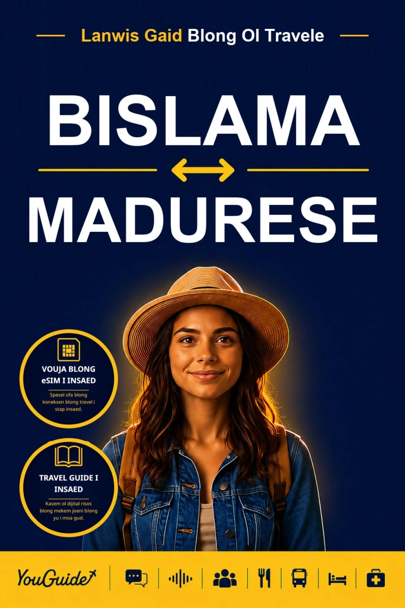 Portada: The Language Guide for Travelers - Bislama to Madurese