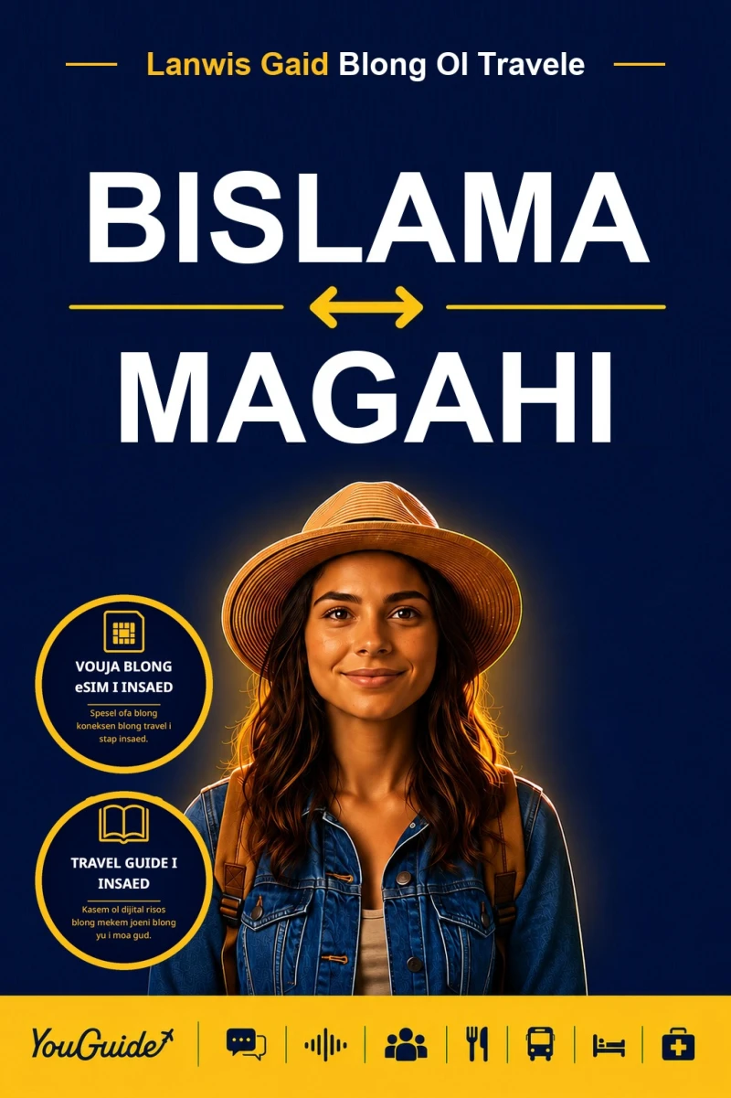 Portada: The Language Guide for Travelers - Bislama to Magahi