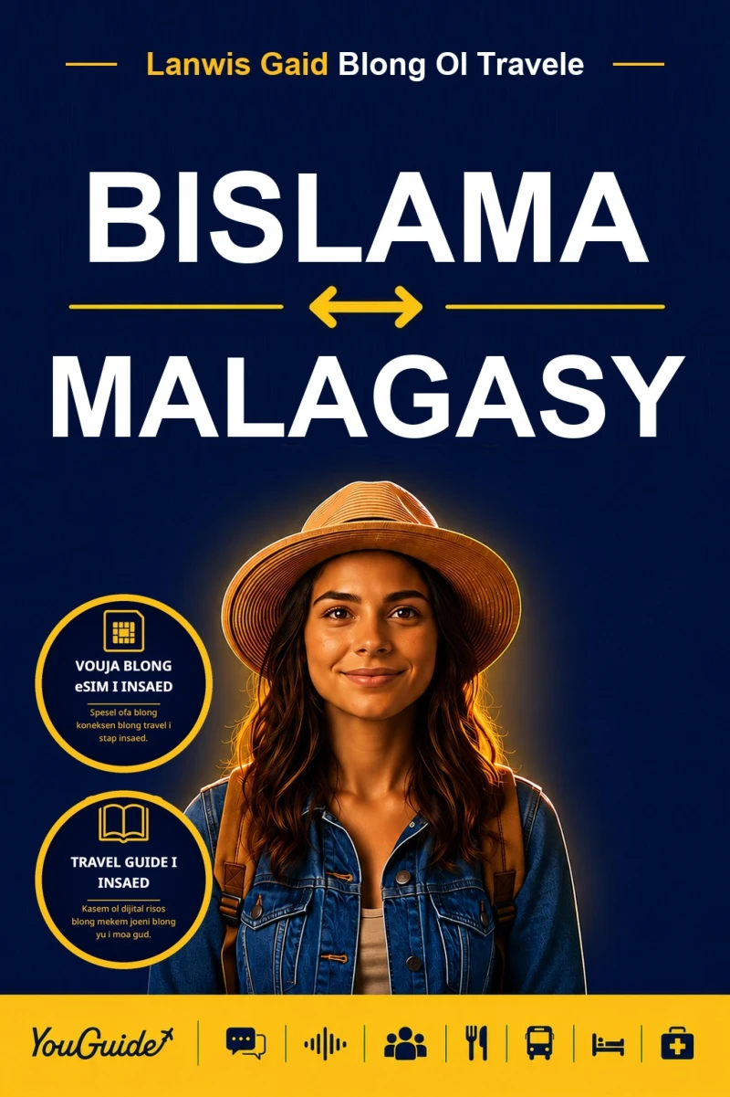 Portada: The Language Guide for Travelers - Bislama to Malagasy