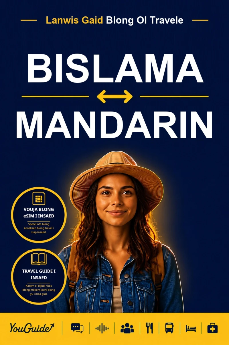 Portada: The Language Guide for Travelers - Bislama to Mandarin Chinese