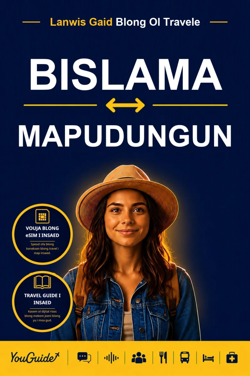 Portada: The Language Guide for Travelers - Bislama to Mapudungun