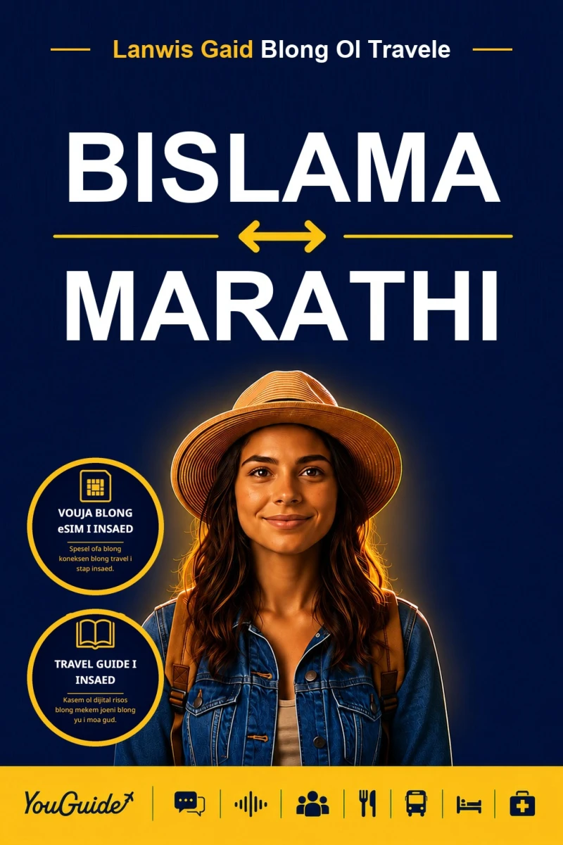 Portada: The Language Guide for Travelers - Bislama to Marathi