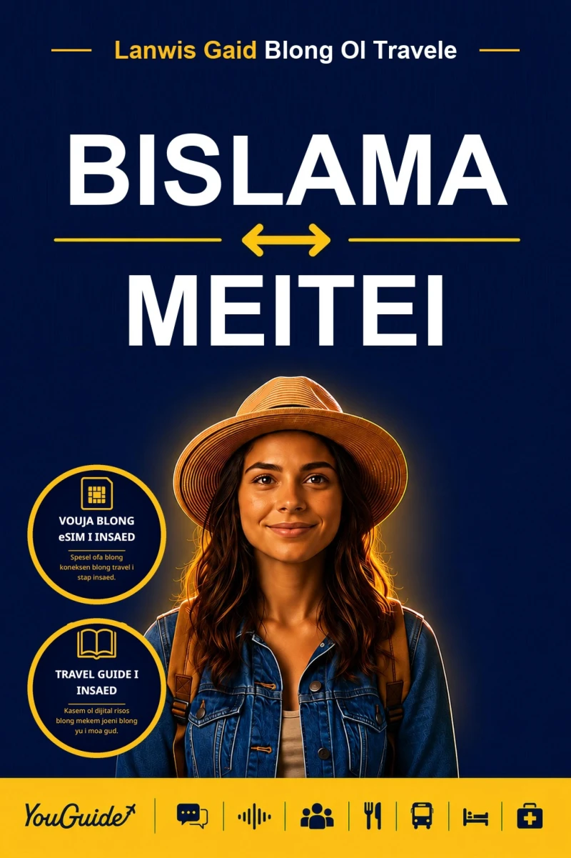 Portada: The Language Guide for Travelers - Bislama to Meitei