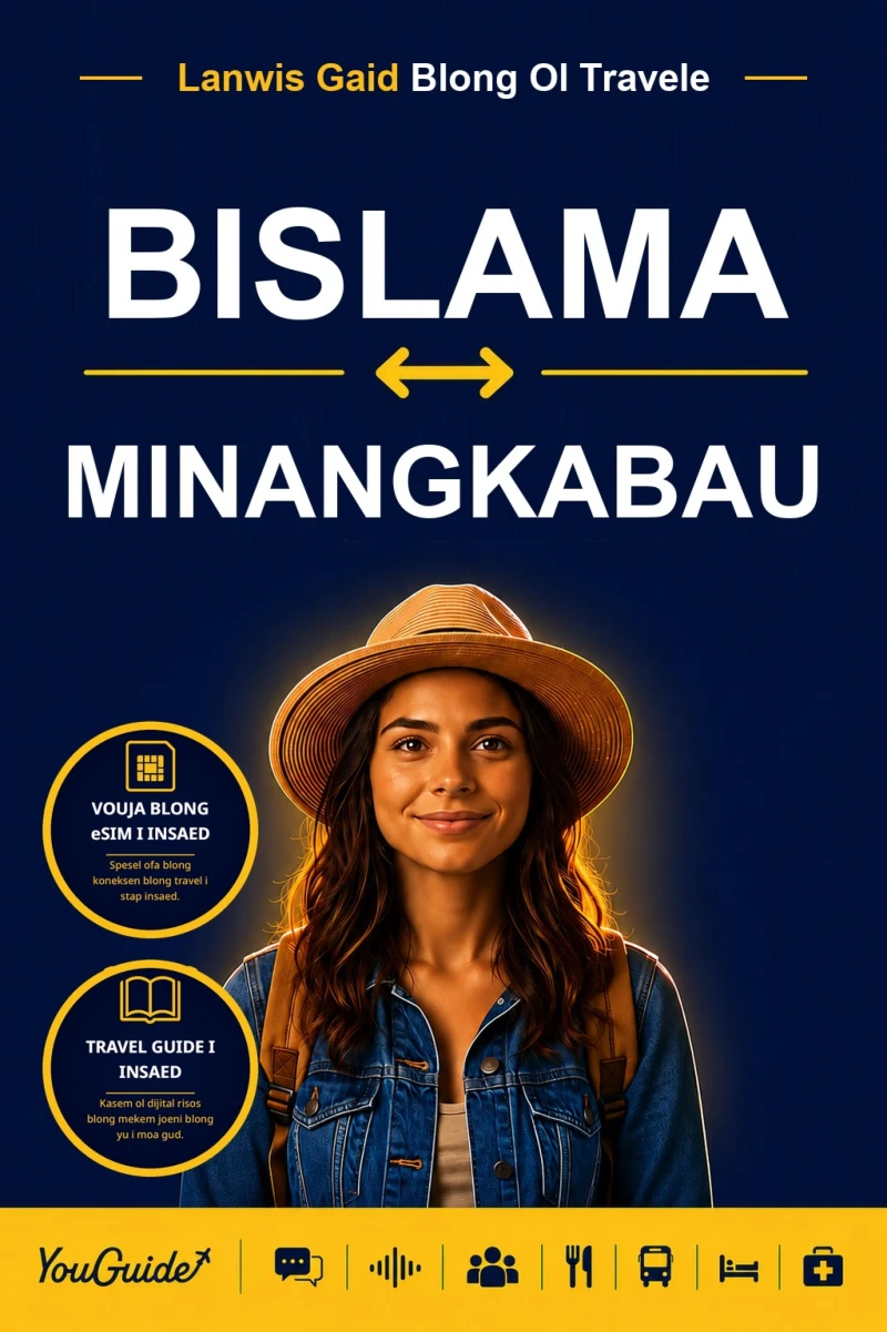 Portada: The Language Guide for Travelers - Bislama to Minangkabau