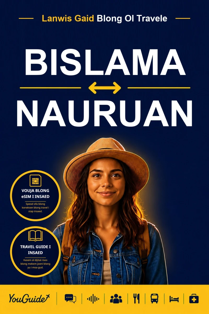 Portada: The Language Guide for Travelers - Bislama to Nauruan