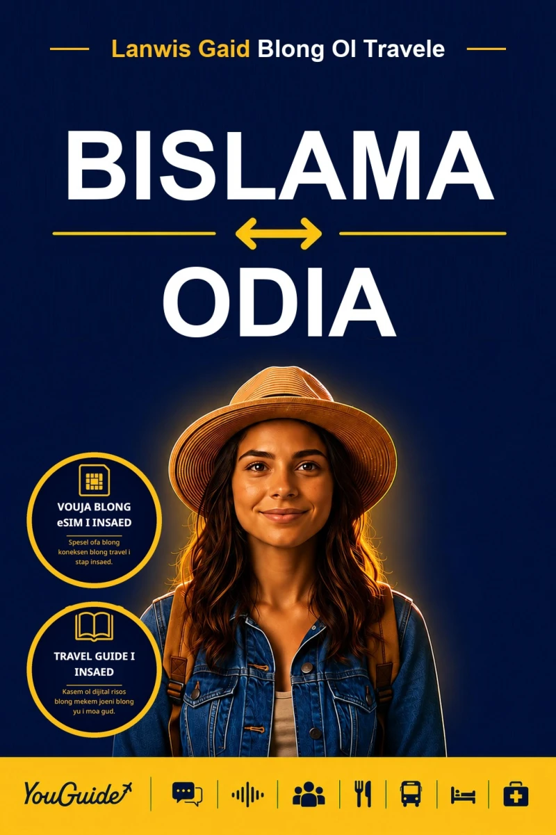 Portada: The Language Guide for Travelers - Bislama to Odia
