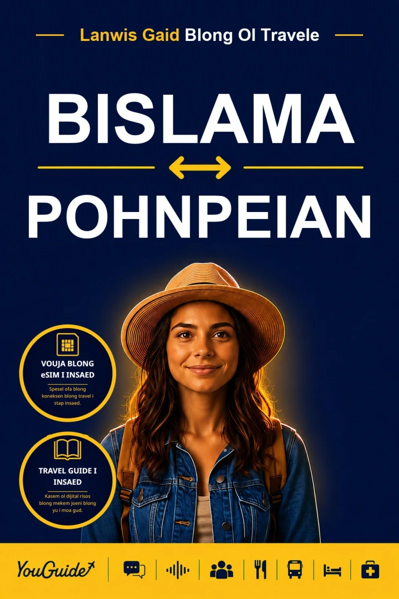 Portada: The Language Guide for Travelers - Bislama to Pohnpeian