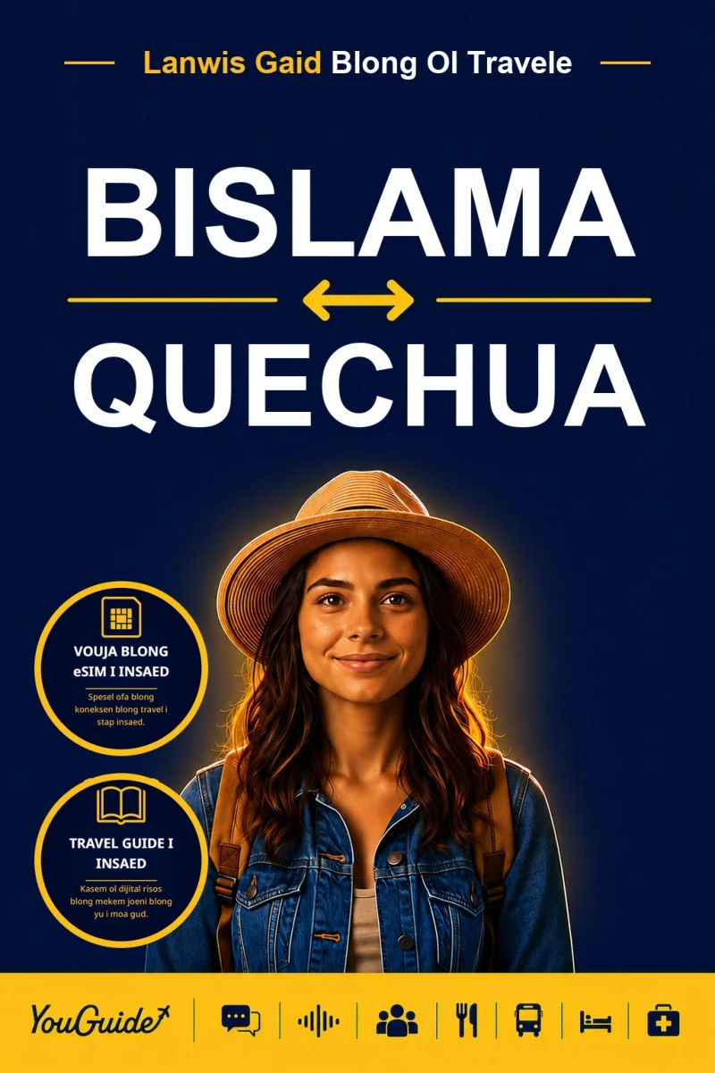 Portada: The Language Guide for Travelers - Bislama to Quechua