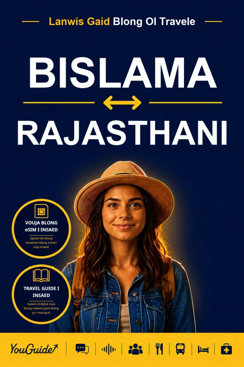 Portada: The Language Guide for Travelers - Bislama to Rajasthani