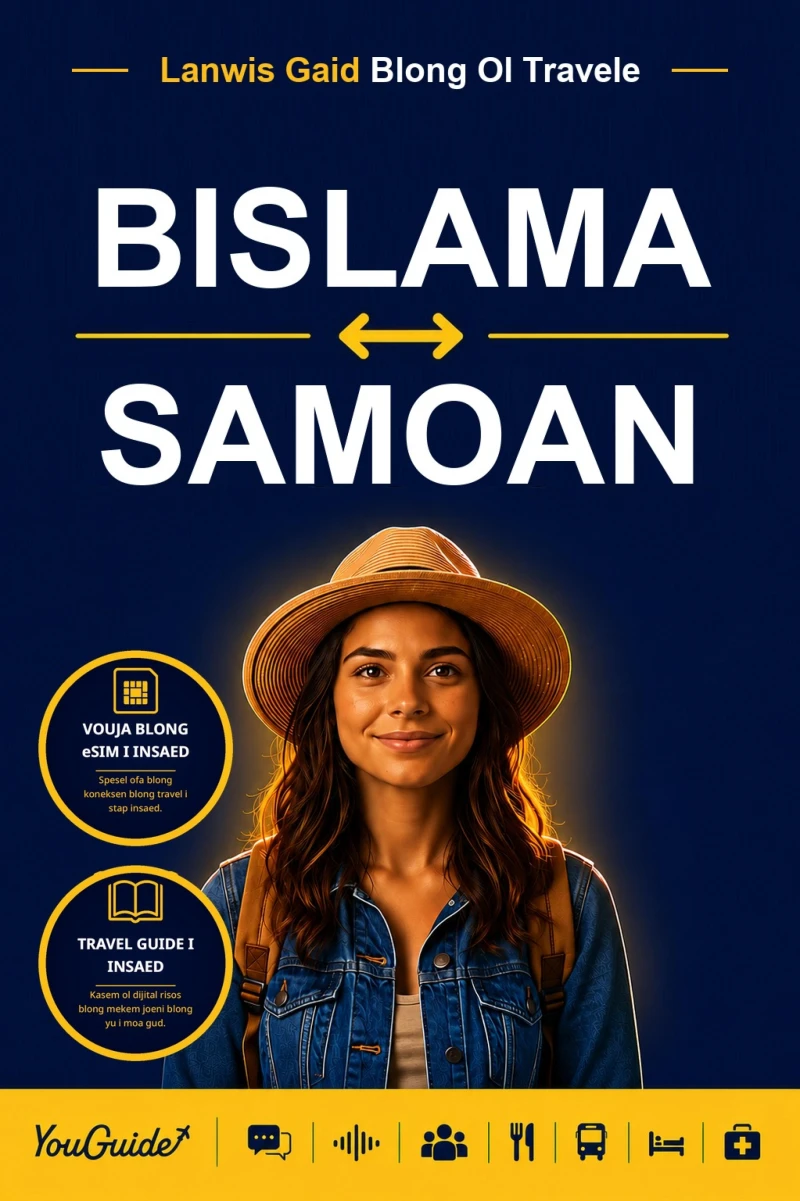 Portada: The Language Guide for Travelers - Bislama to Samoan