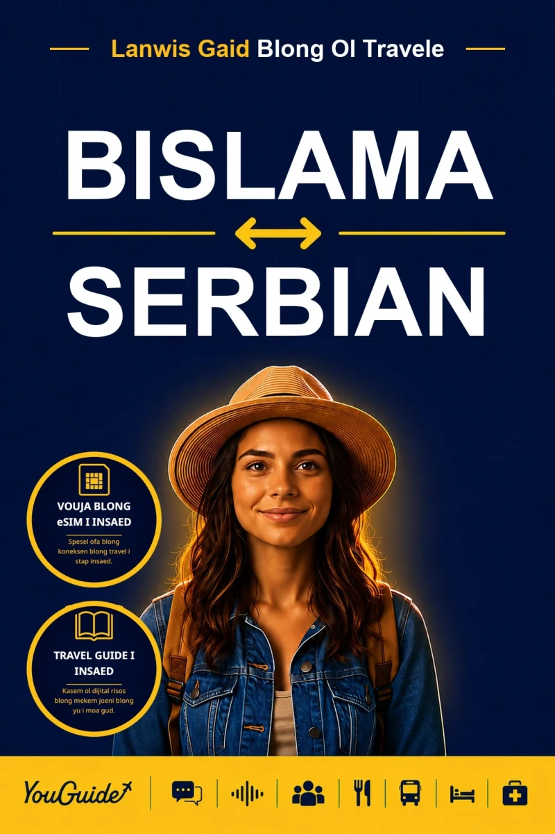 Portada: The Language Guide for Travelers - Bislama to Serbian