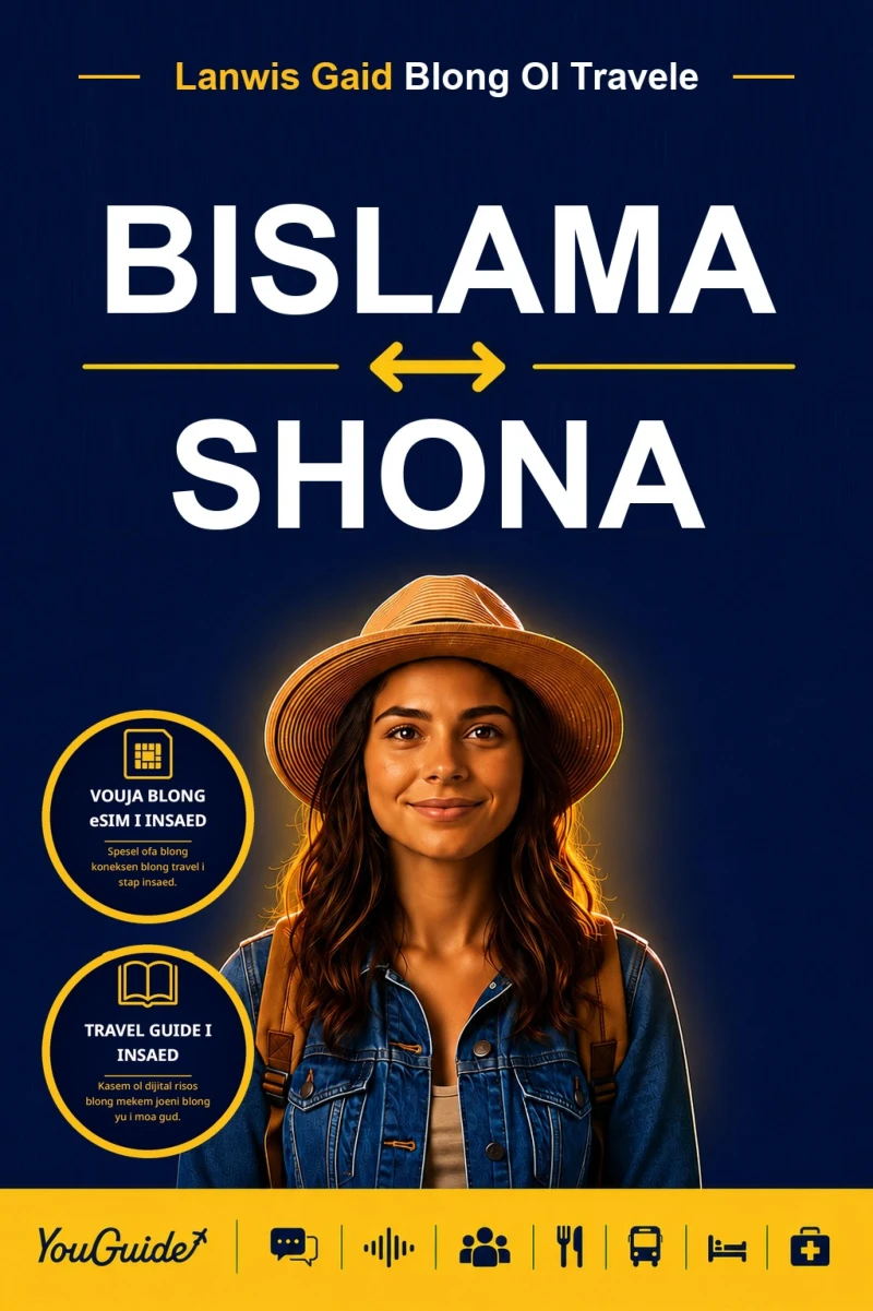 Portada: The Language Guide for Travelers - Bislama to Shona