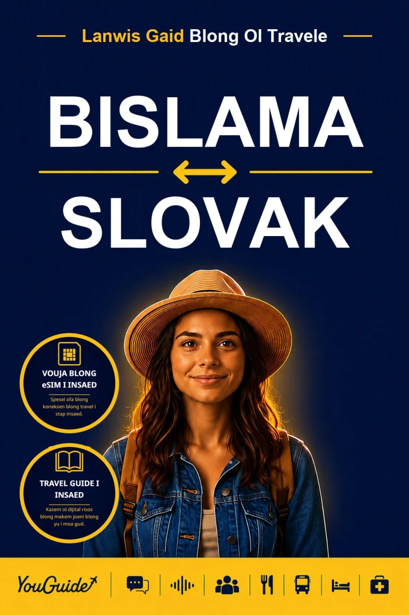 Portada: The Language Guide for Travelers - Bislama to Slovak