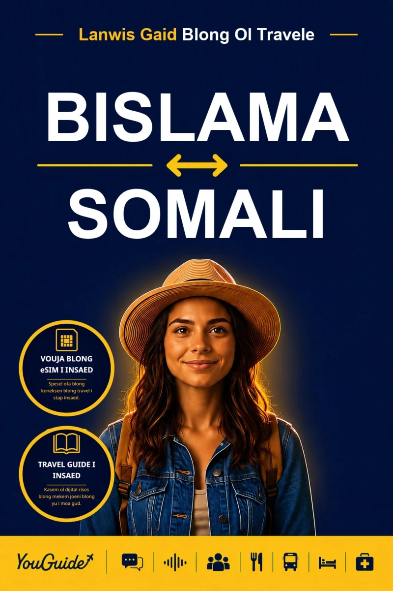Portada: The Language Guide for Travelers - Bislama to Somali