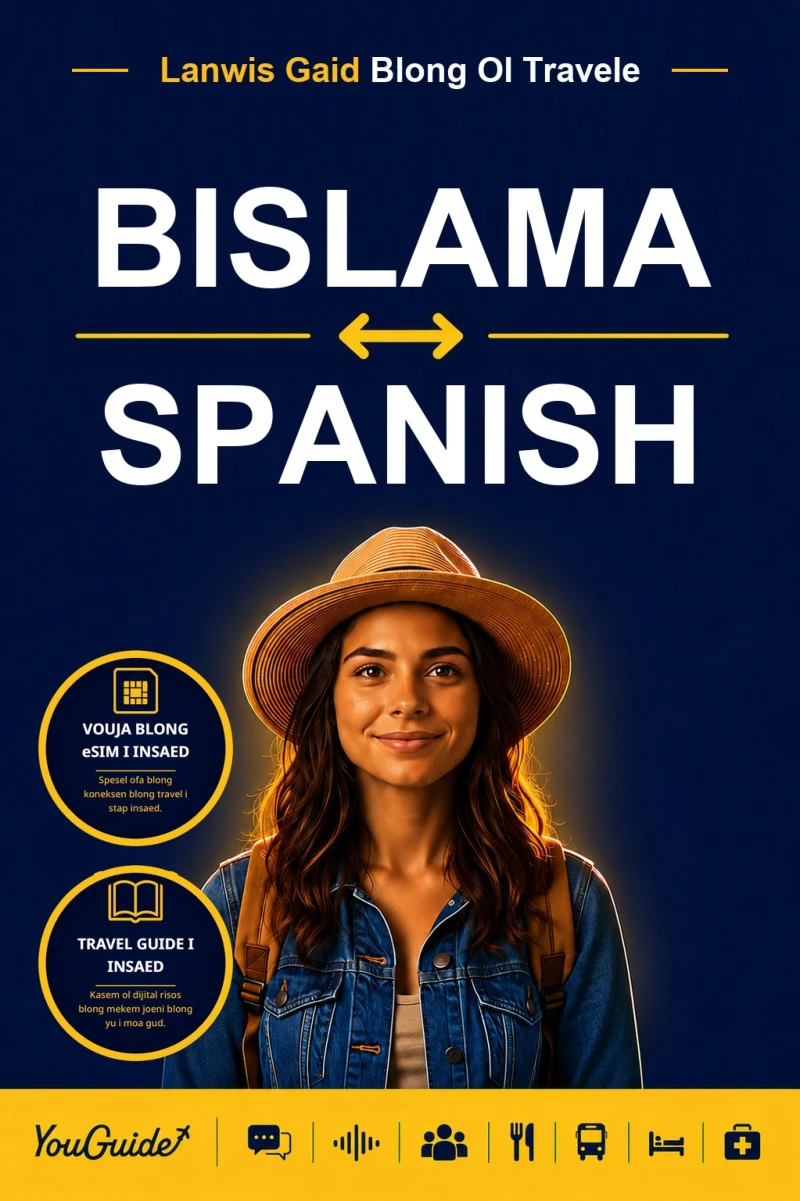 Portada: The Language Guide for Travelers - Bislama to Spanish