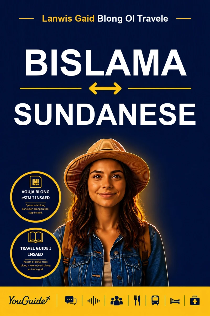 Portada: The Language Guide for Travelers - Bislama to Sundanese