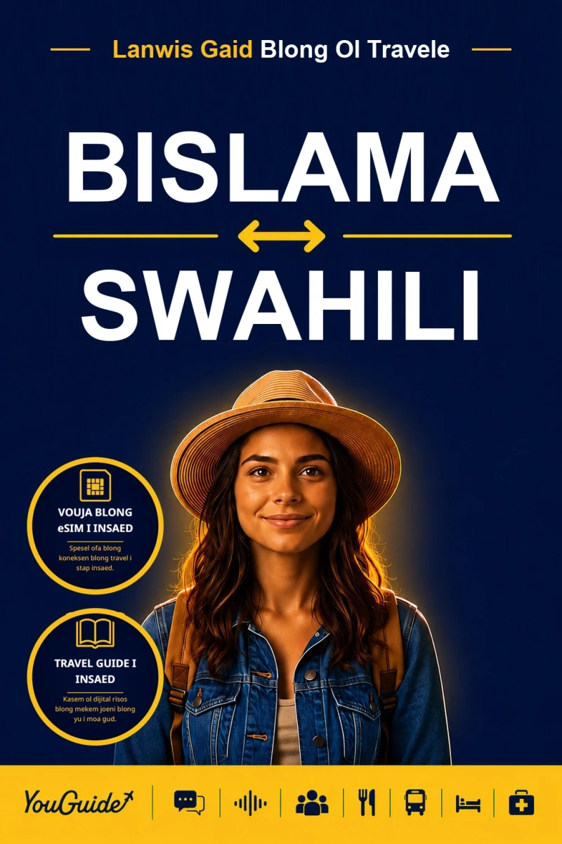 Portada: The Language Guide for Travelers - Bislama to Swahili