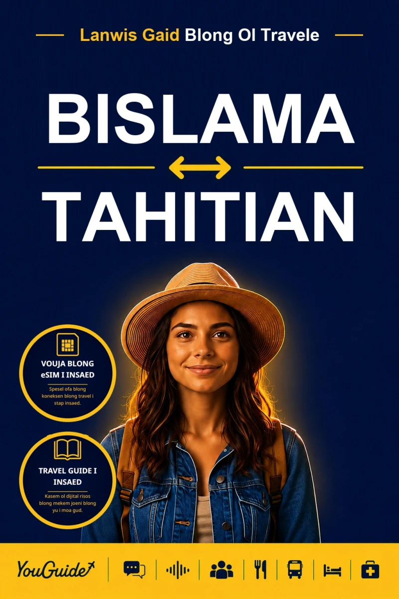 Portada: The Language Guide for Travelers - Bislama to Tahitian