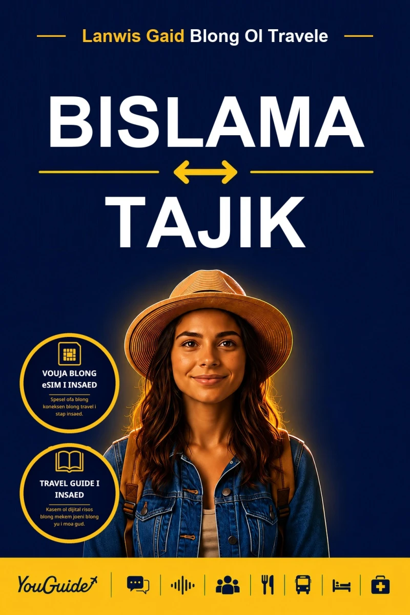Portada: The Language Guide for Travelers - Bislama to Tajik